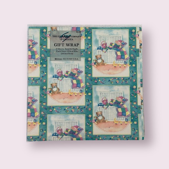 VTG Lot of 8 Hallmark Carlton Wrapping Tissue Paper All Occasions Colors Pattern - Picture 3 of 8